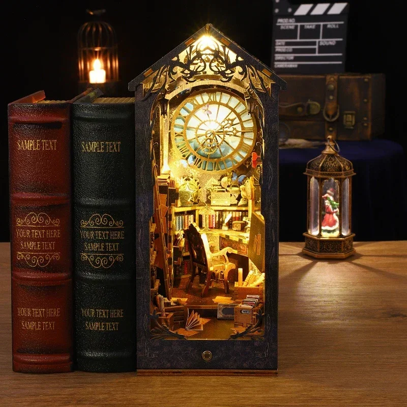 Retro DIY Wooden Book Nook She - Diy Wooden Book Nook Kit Shelf Insert review and price