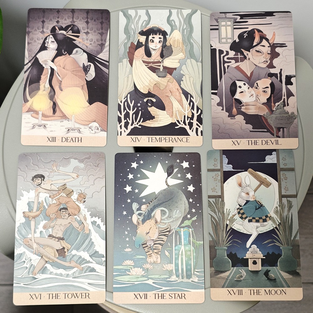 Yokai Tarot Cards 78Pcs Japane - Tarot Deck With Guidebook review and price